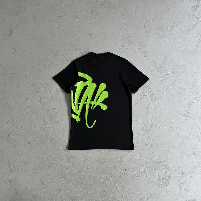 Camiseta Synaworld OG Logo Black/Green - HYPER LIST