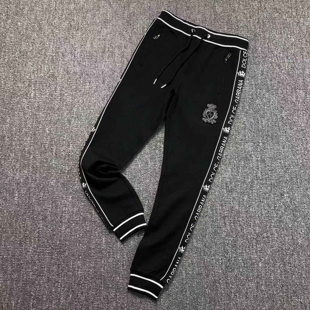 Dolce Gabbana King Black Tracksuit - HYPER LIST