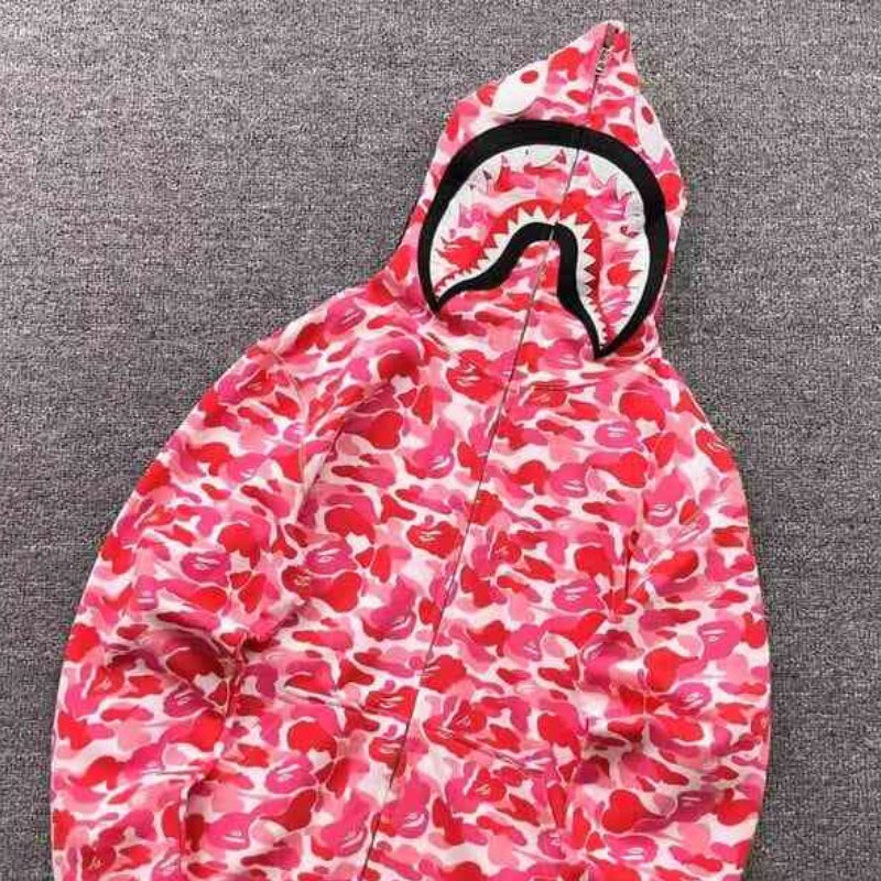 Hoodie BAPE Shark Pink