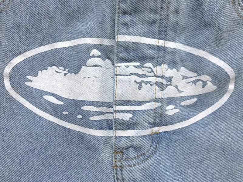 Shorts Corteiz Alcatraz Denim Washed - HYPER LIST