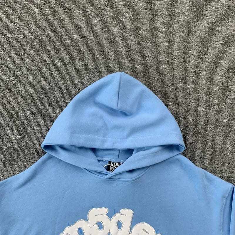 Moletom Sp5der Web Sky Blue - HYPER LIST