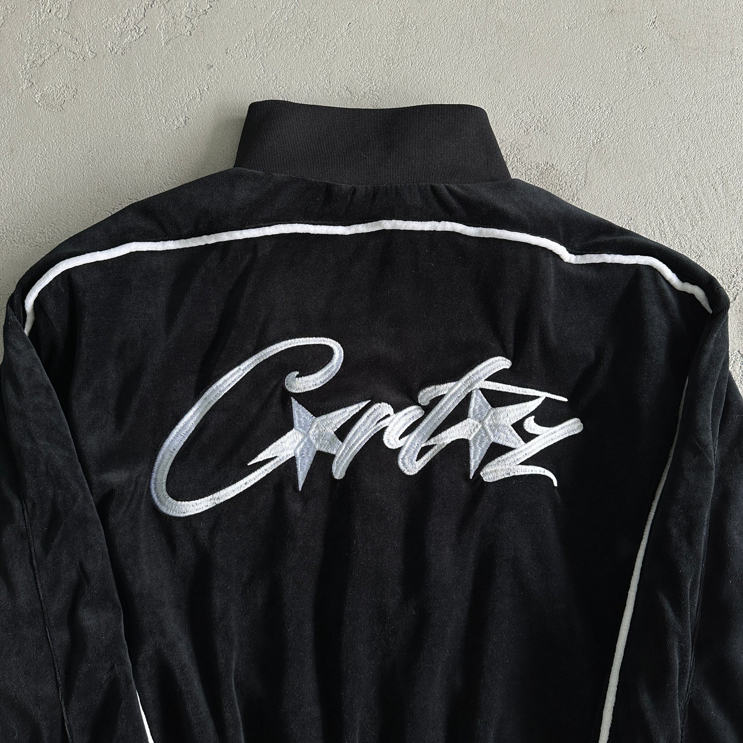 Corteiz Velour Black Tracksuit
