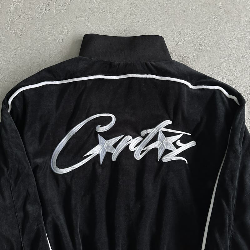 Conjunto Corteiz Veludo Preto - HYPER LIST