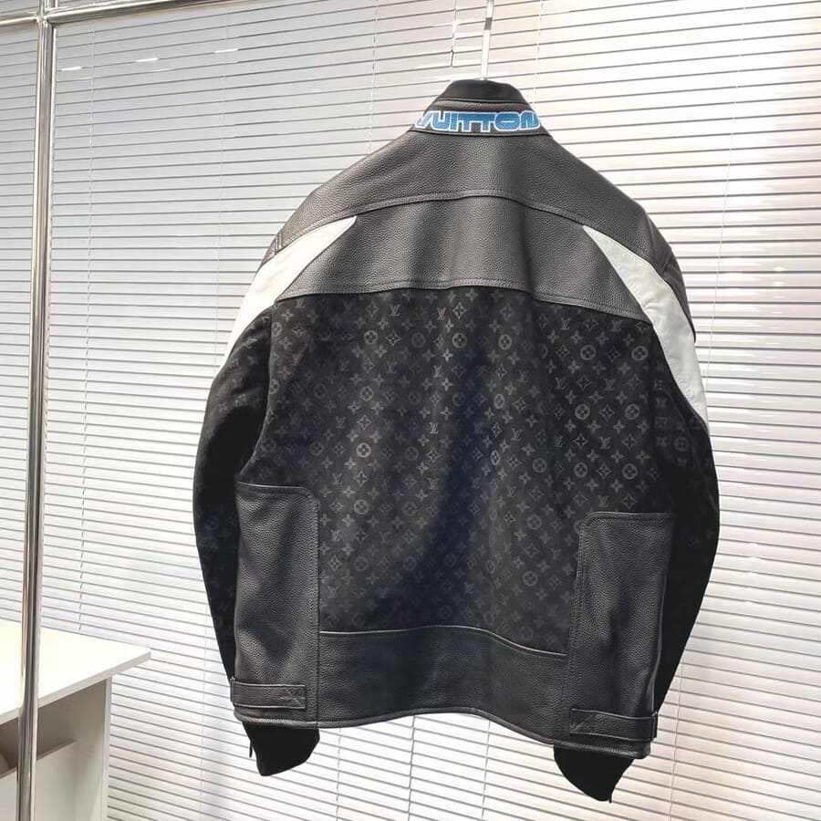 Jaqueta Couro Louis Vuitton Leather Mix Biker - HYPER LIST