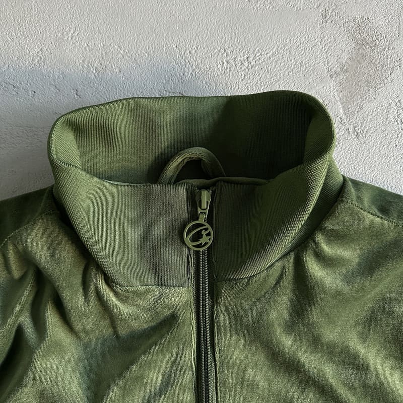 Conjunto Corteiz Veludo Verde - HYPER LIST
