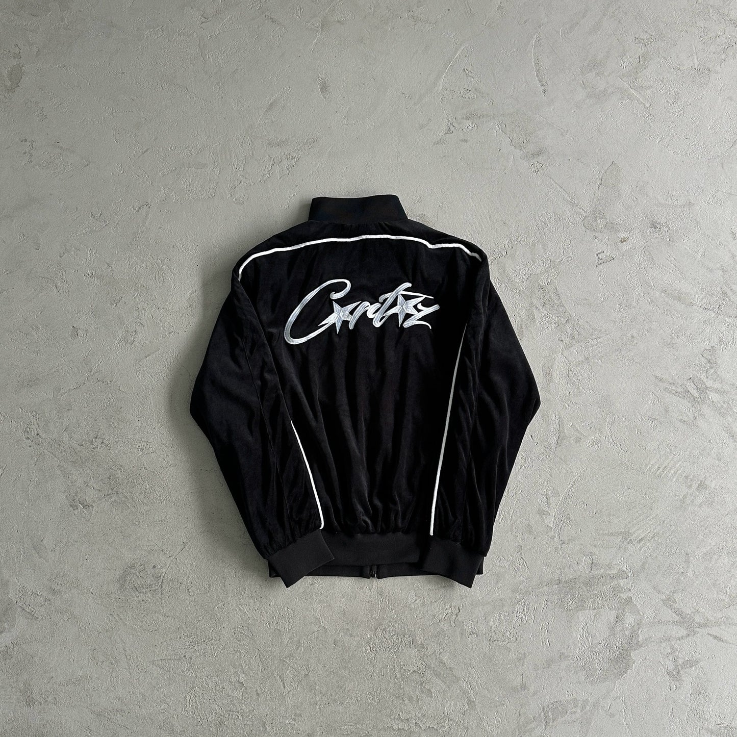 Corteiz Velour Black Tracksuit