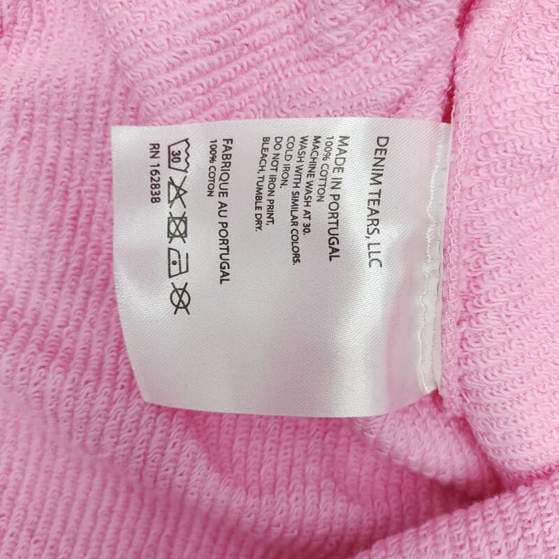Shorts Denim Tears The Cotton Wreath Pink - HYPER LIST