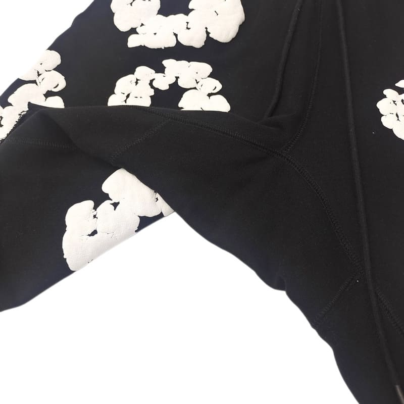 Shorts Denim Tears The Cotton Wreath Black - HYPER LIST