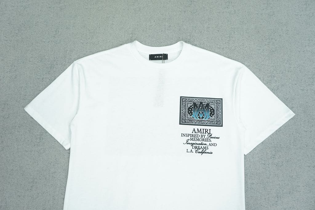 Camiseta Amiri Ma Bandana White - HYPER LIST