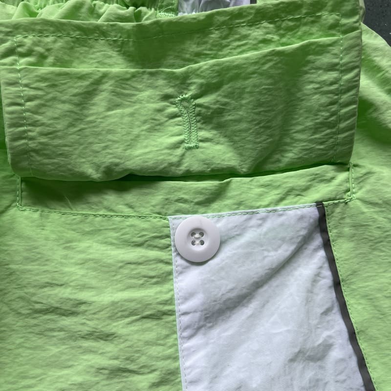 Shorts Corteiz Verde Claro Branco - HYPER LIST