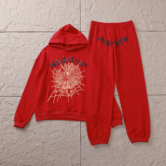 Sp5der Red Tracksuit - HYPER LIST
