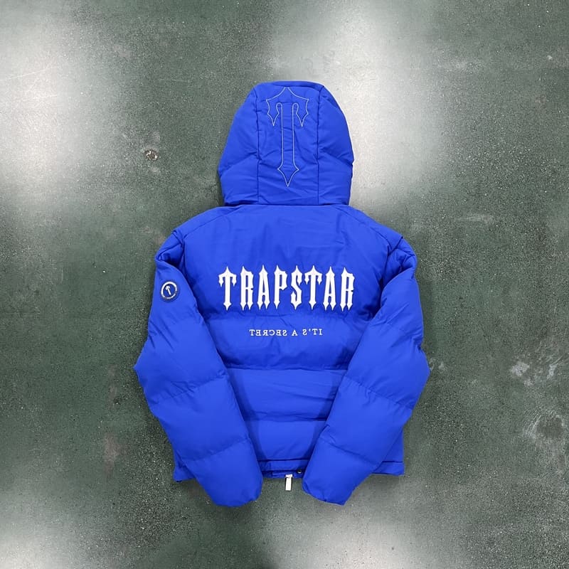 Jaqueta Puffer Trapstar Decoded 2.0 Dazzling Blue - HYPER LIST