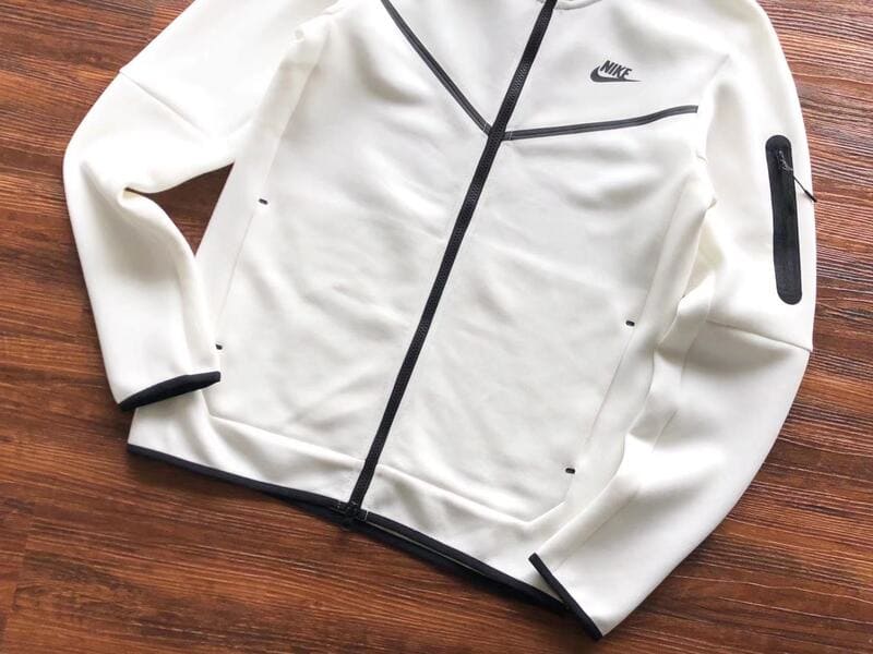 Jaqueta Nike Tech Fleece Branca - HYPER LIST