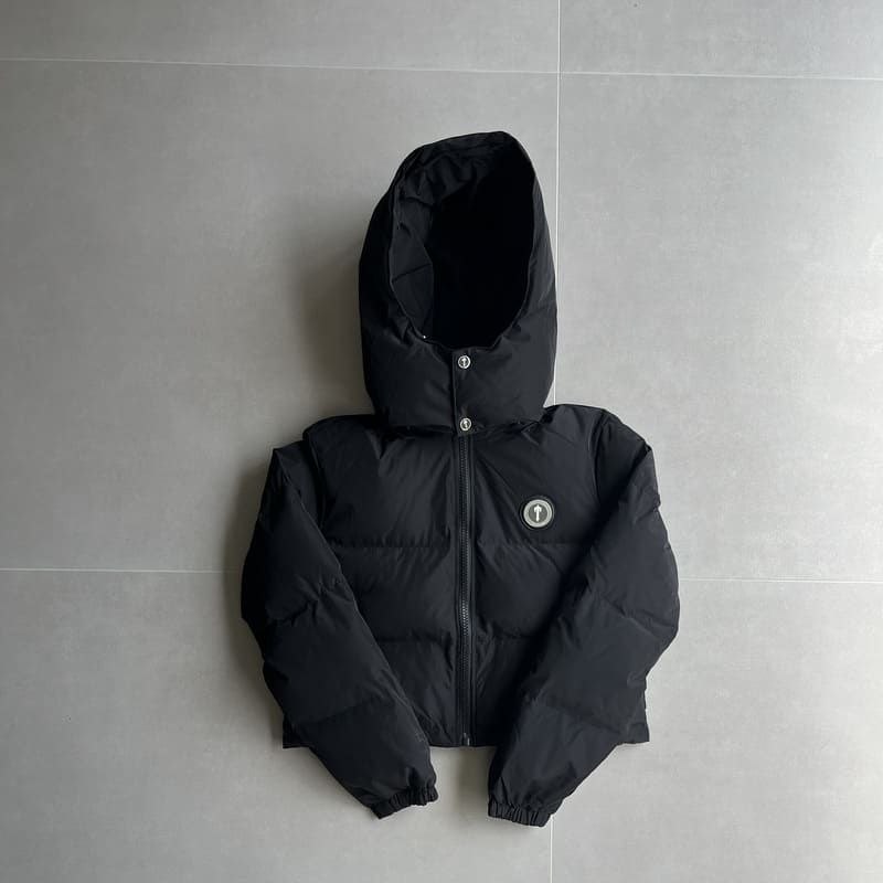 Jaqueta Feminina Trapstar Irongate Hooded Puffer Black - HYPER LIST