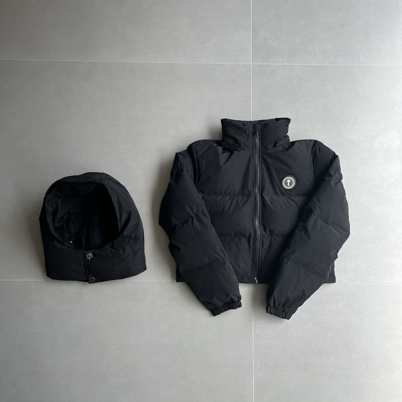 Jaqueta Feminina Trapstar Irongate Hooded Puffer Black - HYPER LIST
