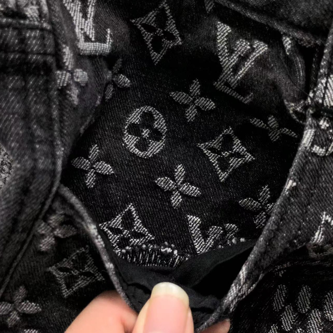 Louis Vuitton Embroided Black Tracksuit