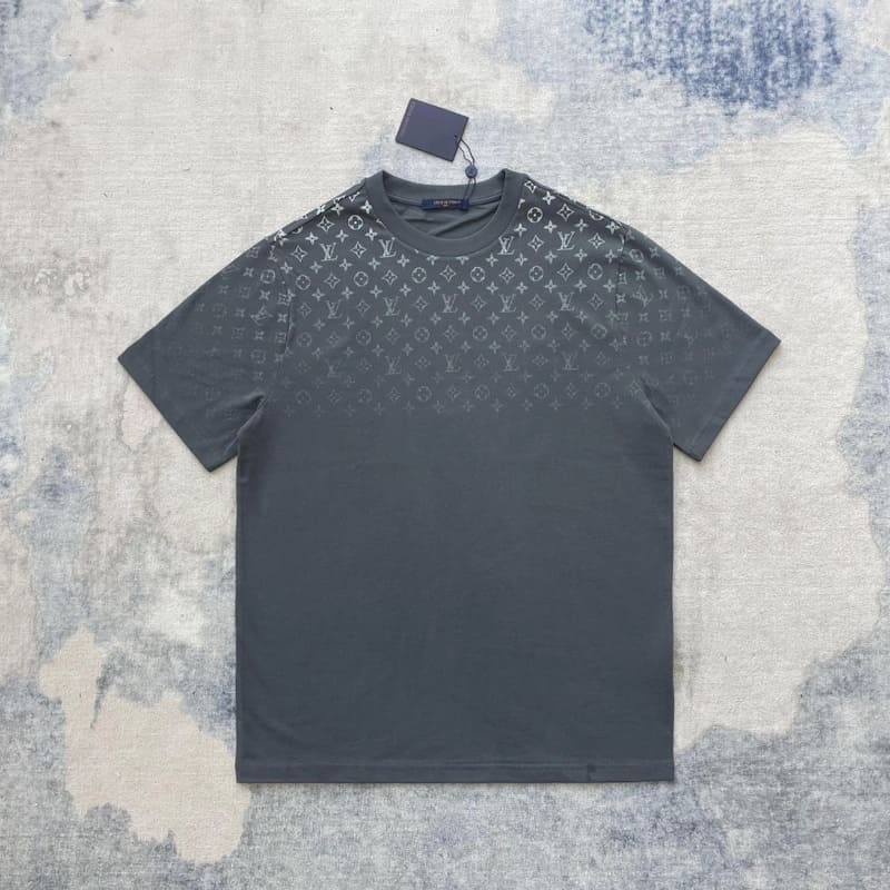 Camiseta Louis Vuitton Gradient Cotton Grey - HYPER LIST
