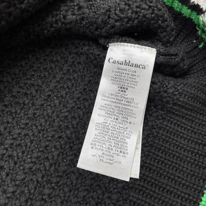Conjunto Casablanca Crochê Preto e Verde - HYPER LIST