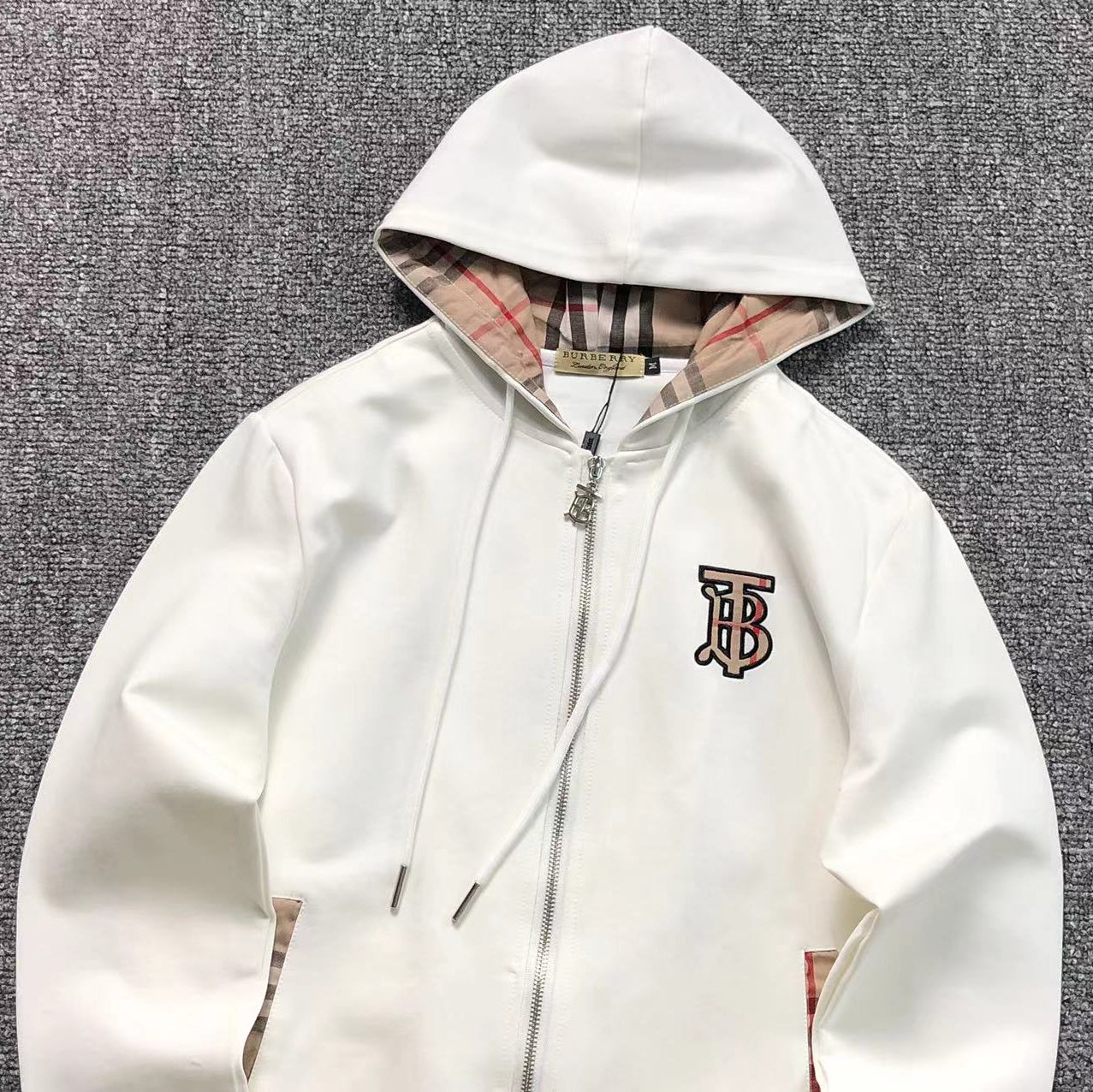 Burberry White Tracksuit