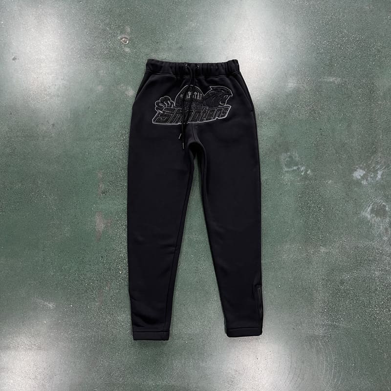 Conjunto Trapstar Shooters Black Monochrome - HYPER LIST