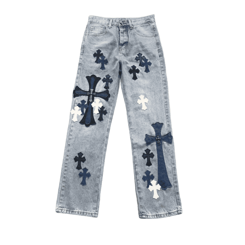 Calça Chrome Hearts Jeans Cross - HYPER LIST