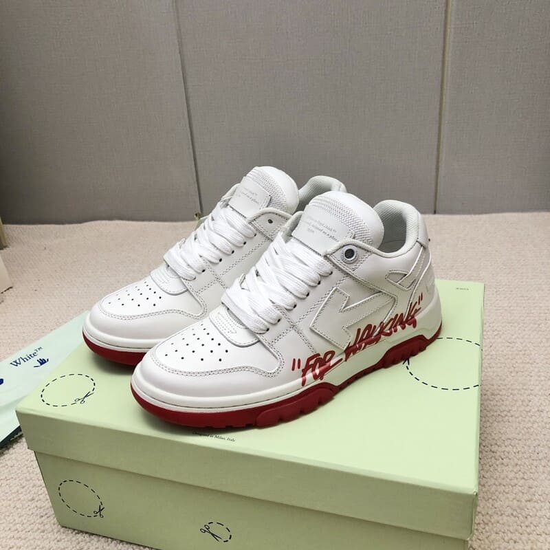 Off-White Out of Office Low For Walking White Red - HYPER LIST