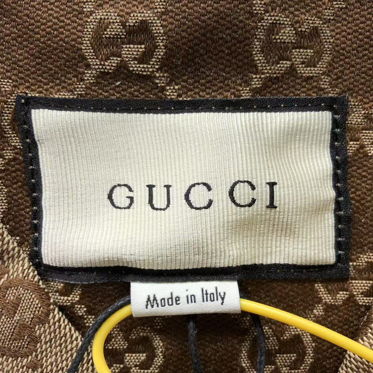 Gucci Webbing-Trimmed Brown Short Set