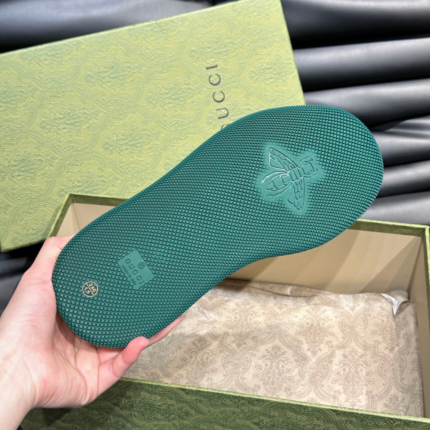 Gucci Screener 70TH Green
