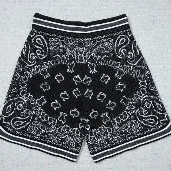 Amiri Bandana Crochet Basketball Shorts