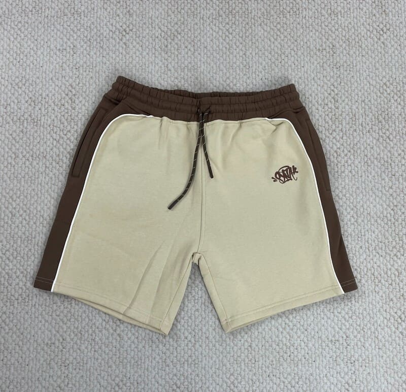 Conjunto Synaworld Pipe Hoodie & Shorts Bege - HYPER LIST