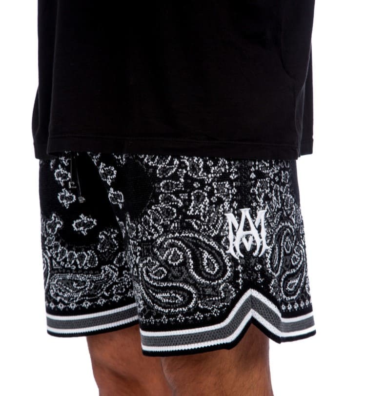 Amiri Bandana Crochet Basketball Shorts - HYPER LIST