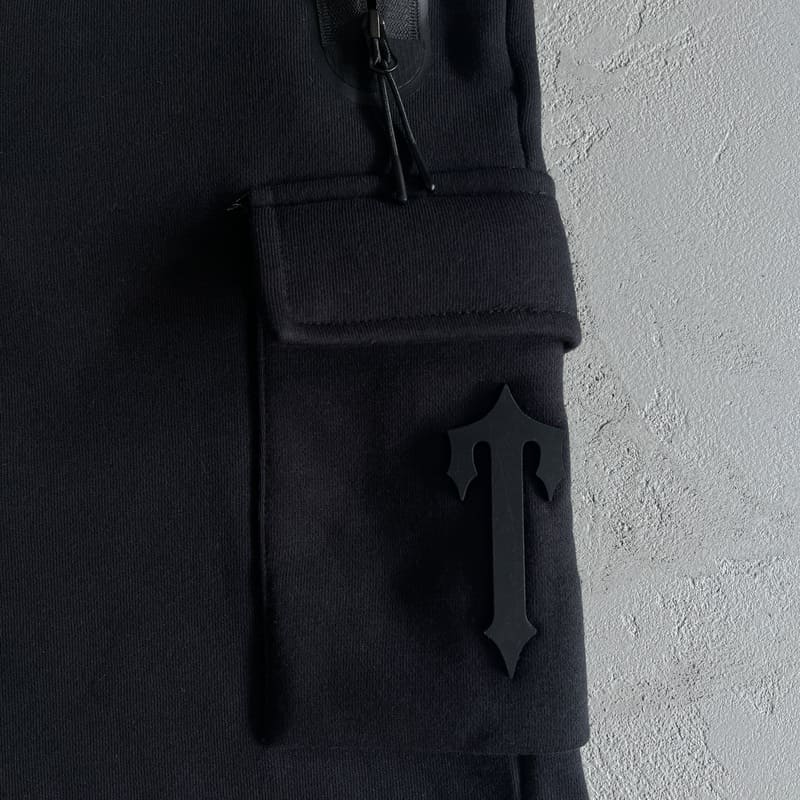 Conjunto Trapstar Irongate T Tech Zip Black - HYPER LIST