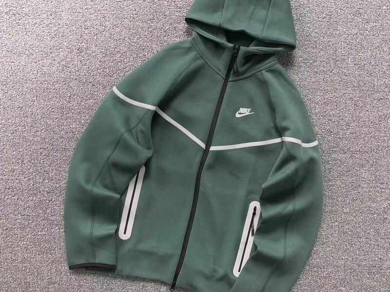 Jaqueta Nike Tech Fleece green (Reflective) - HYPER LIST