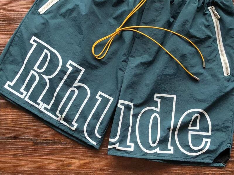 Rhude Logo Short 'Green' - HYPER LIST