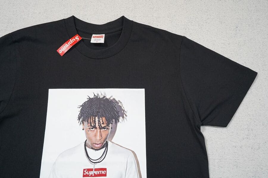Camiseta Supreme NBA Youngboy Black - HYPER LIST