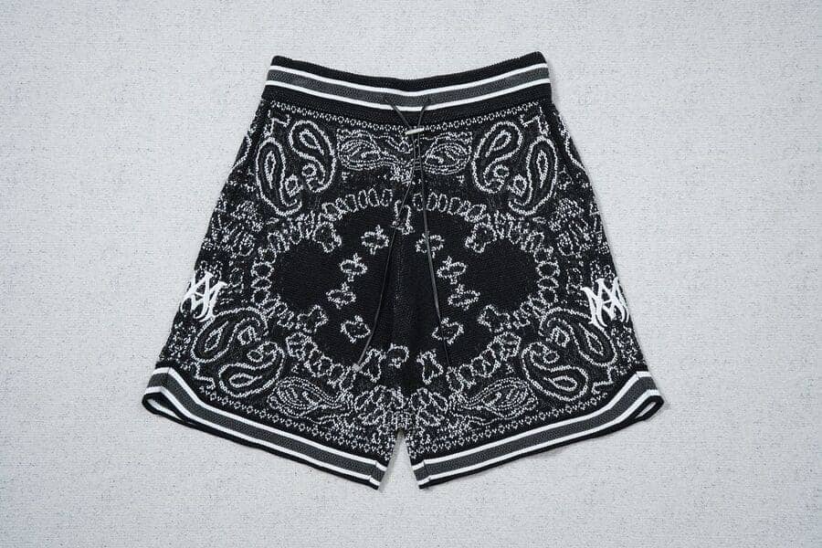 Amiri Bandana Crochet Basketball Shorts - HYPER LIST
