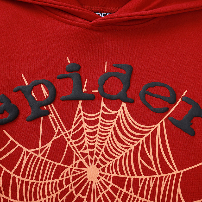 Sp5der Red Tracksuit - HYPER LIST