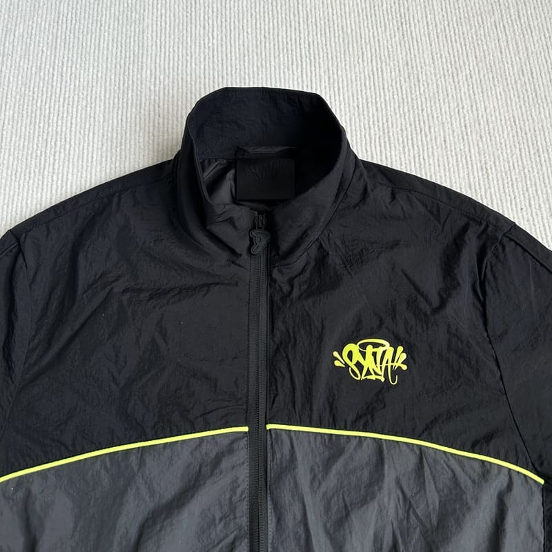Conjunto Synaworld 'Syna Logo' Shell Preto/Cinza/Amarelo - HYPER LIST
