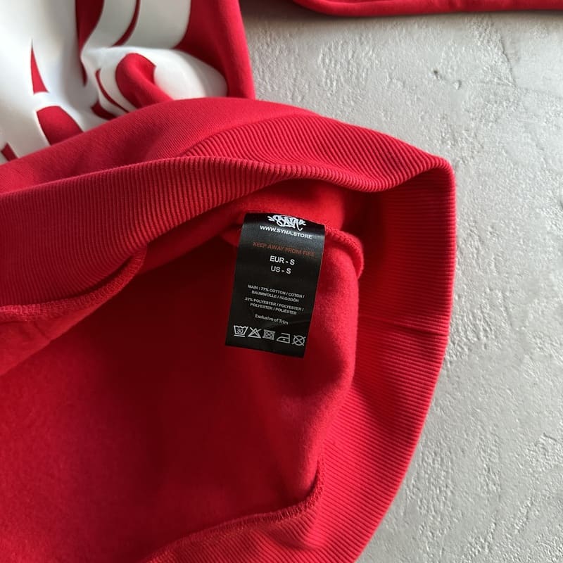 Conjunto Team Syna Hood Twinset Red - HYPER LIST