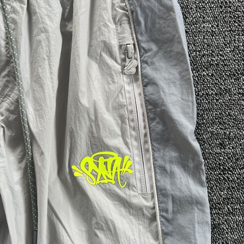 Conjunto Synaworld 'Syna Logo' Shell Cinza/Verde - HYPER LIST