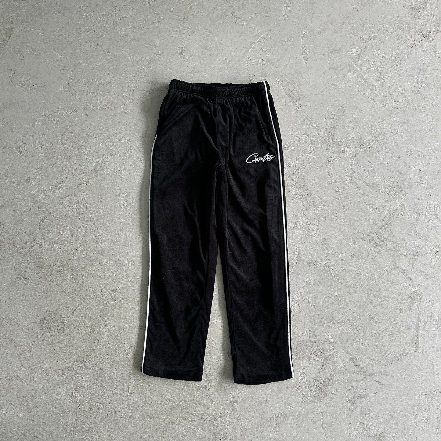 Corteiz Velour Black Tracksuit