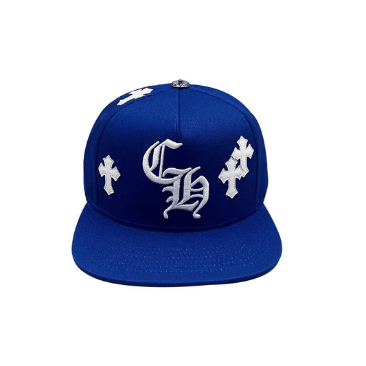 Boné Chrome Hearts Cross Patch Azul - HYPER LIST