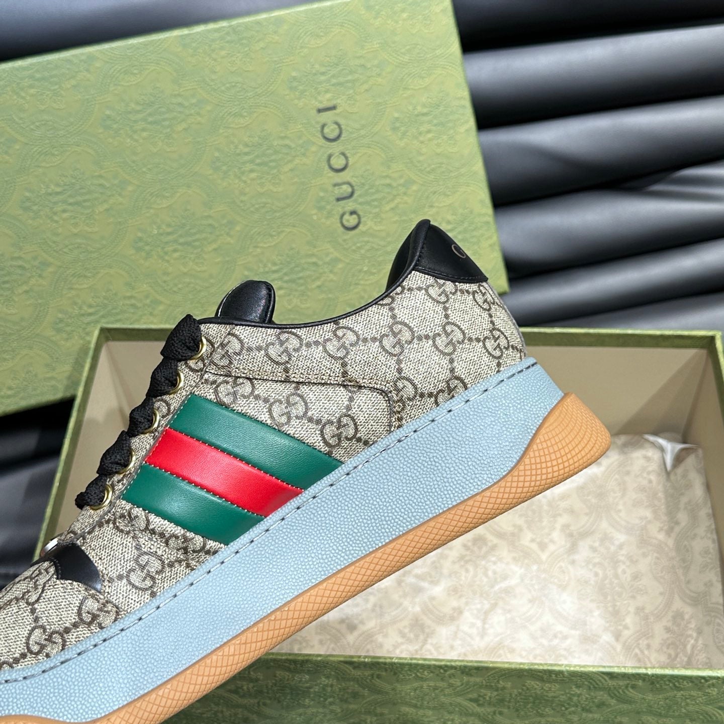 Gucci Screener 70TH Brown
