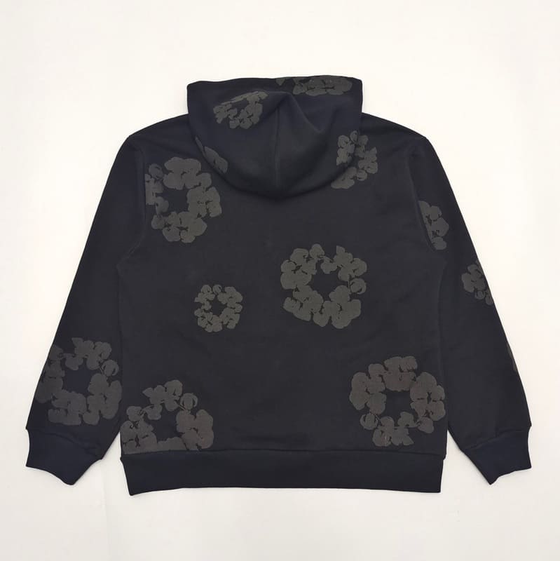 Moletom Denim Tears Cotton Wreath Black Monochrome - HYPER LIST