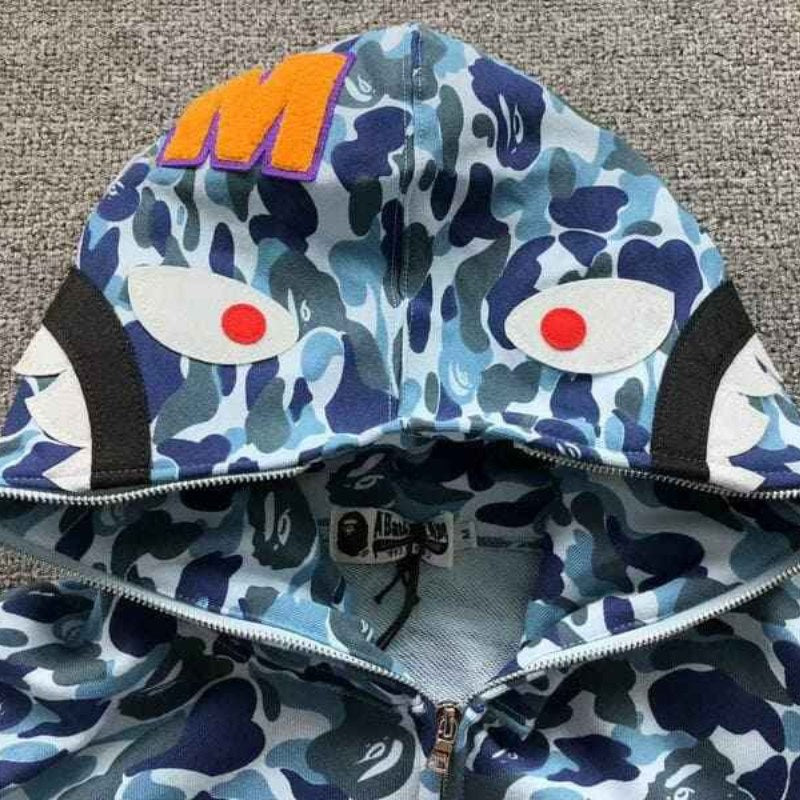 Hoodie BAPE Navy Blue