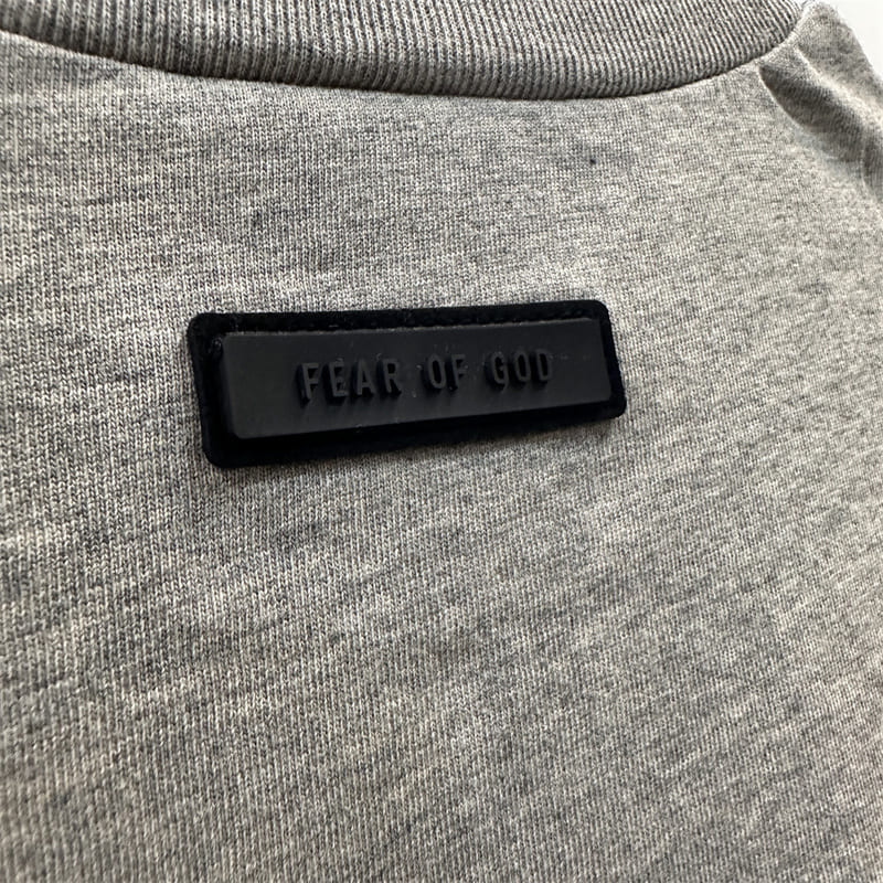 Camiseta Fear Of God Essentials Heavy Jersey Grey - HYPER LIST