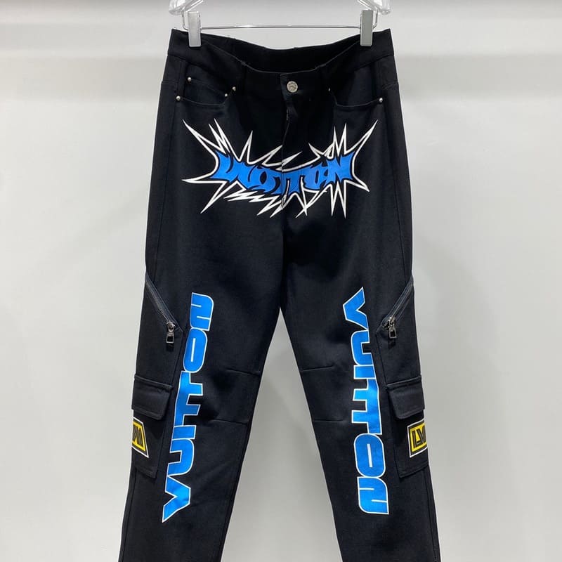 Calça Louis Vuitton Printed Denim - HYPER LIST