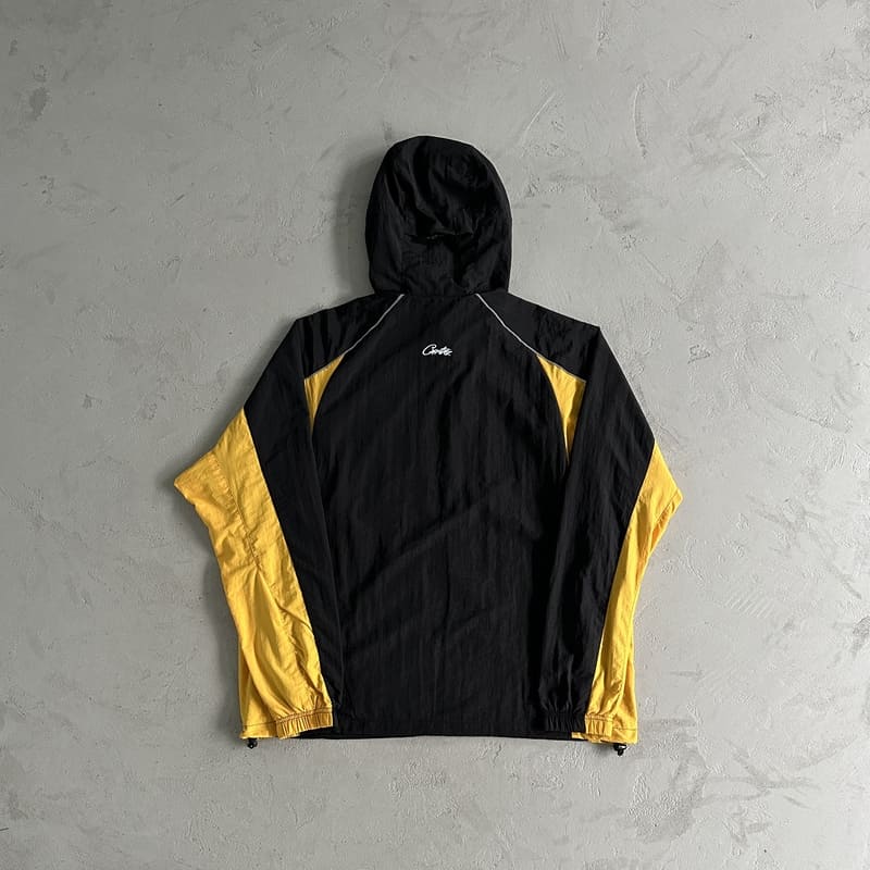 Jaqueta Corta Vento Corteiz Preto Amarelo - HYPER LIST