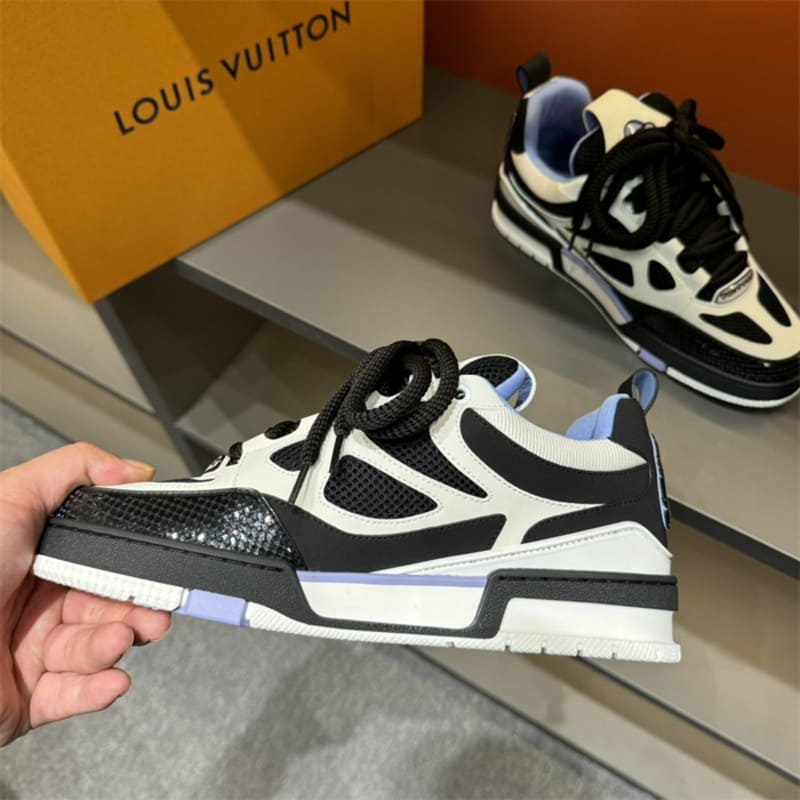 Louis Vuitton LV Skate Black White Light Blue - HYPER LIST