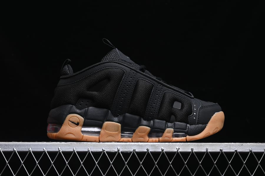 Nike Air More Uptempo Low Black Gum - HYPER LIST